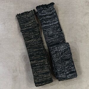 Sparkly Leg Warmers - 2 Pairs - Gold & Silver - NWOT